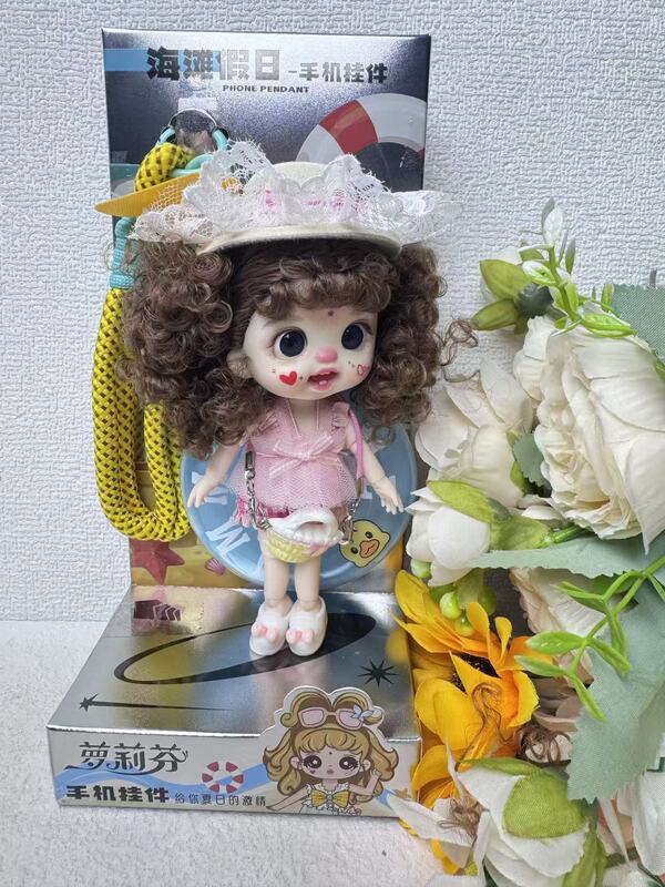 正版萝莉芬潮玩创意时尚手机挂件搪胶娃娃萌趣挂件娃手办礼物手办|undefined