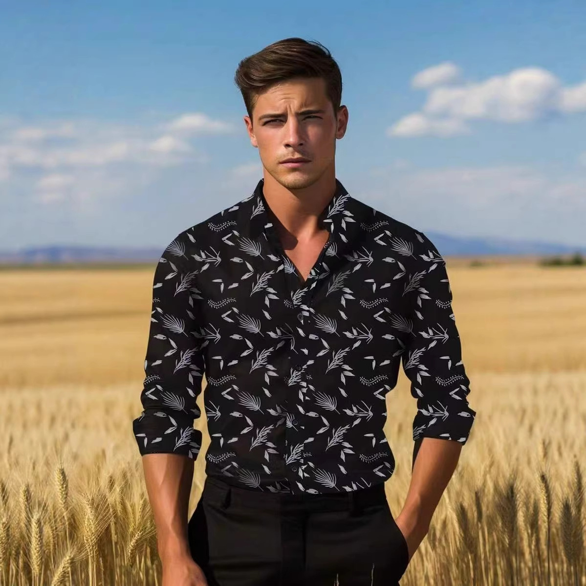 Demi-season breathable shirt
