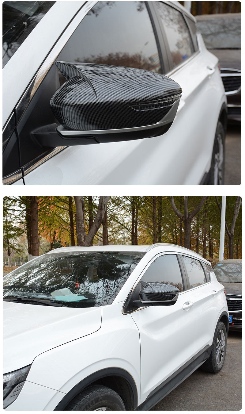 Suitable for Geely Binyue Niujiao rearview mirror cover modification reversing mirror cover protective shell appearance decoration accessories
