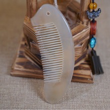 天然羊角弧形梳长发直发随身便携送礼