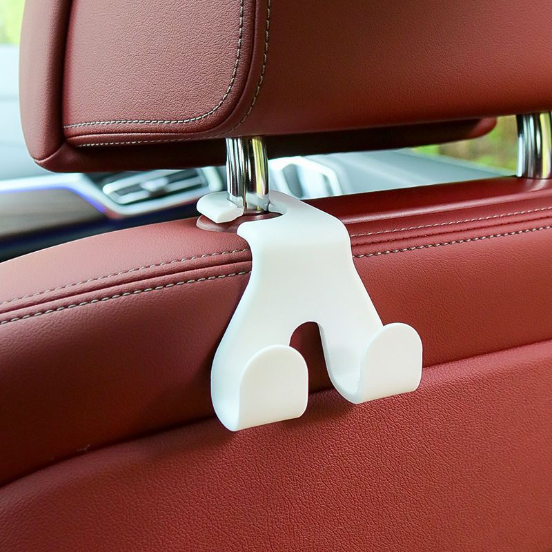 Asiento de coche suministros fuerte y firme pequeño gancho oculto de almacenamiento multifuncional gancho del asiento trasero