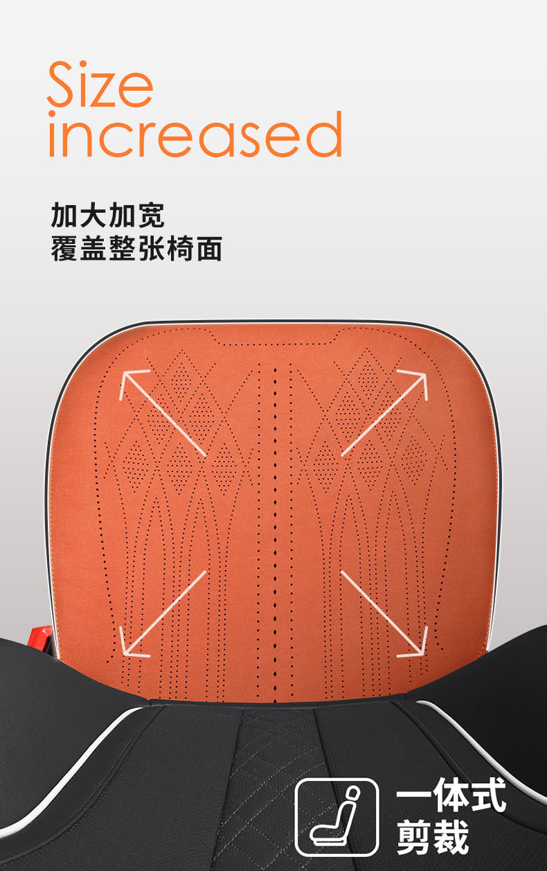 Car Seat Cushion Cover, Universal for All Seasons, Suede Leather, Double-Sided Universal Seat Cover, Full Car Rear Seat Cushion