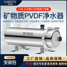 净水器2023新款PVDF自来水水管过滤器大流量井水黄泥水净水器直饮