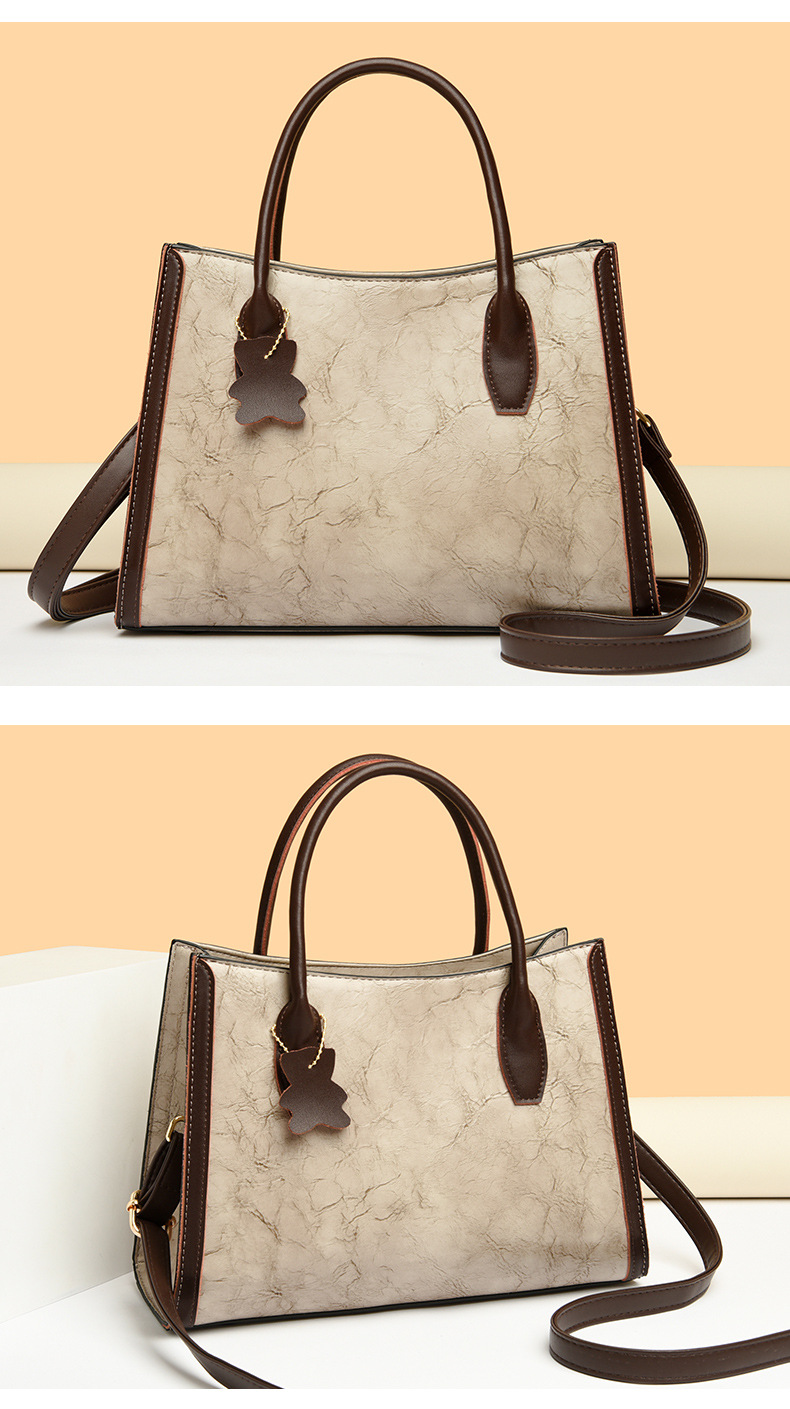 Women's Large Capacity Tote Handbag Soft Leather Elegant Bag_voghion.com