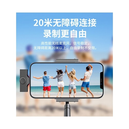 Dedicated wireless lavalier microphone, one-to-two radio, noise reduction, recording, lavalier mark, professional live broadcast microphone