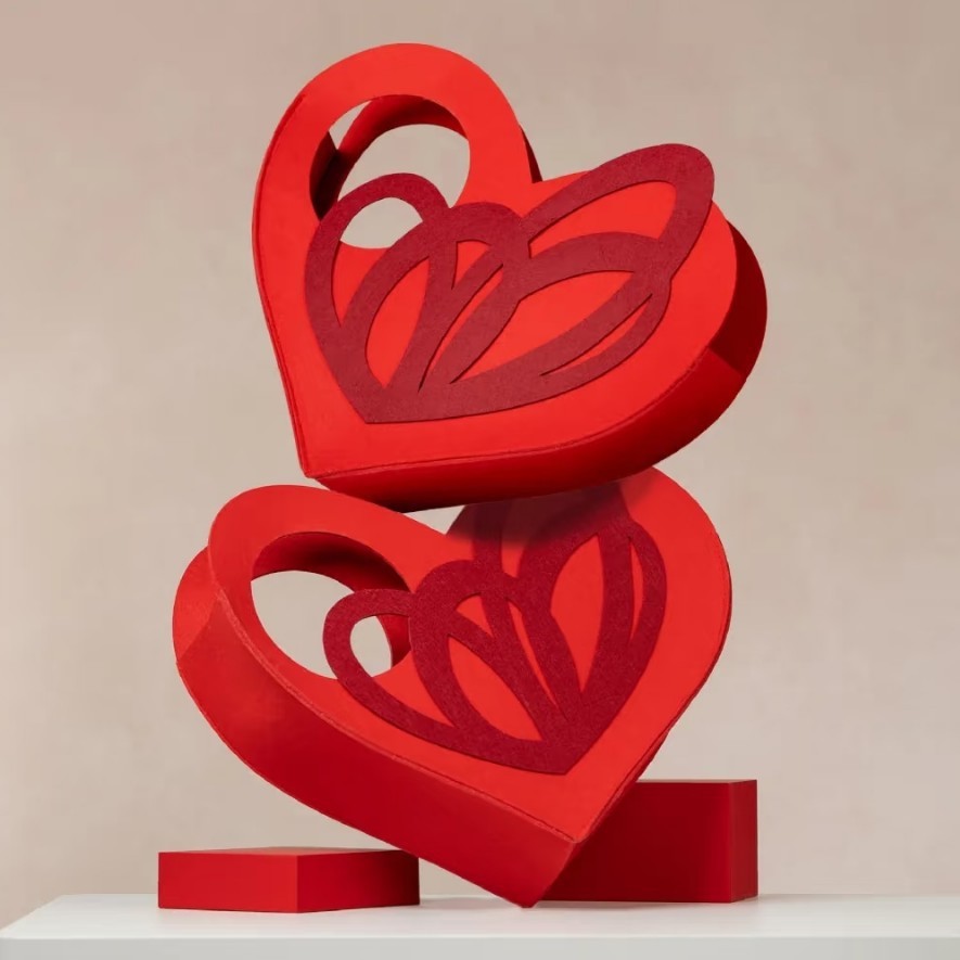 38女生节伴手礼毛毡包公司企业妇女节福利包装礼袋心型手提包手工