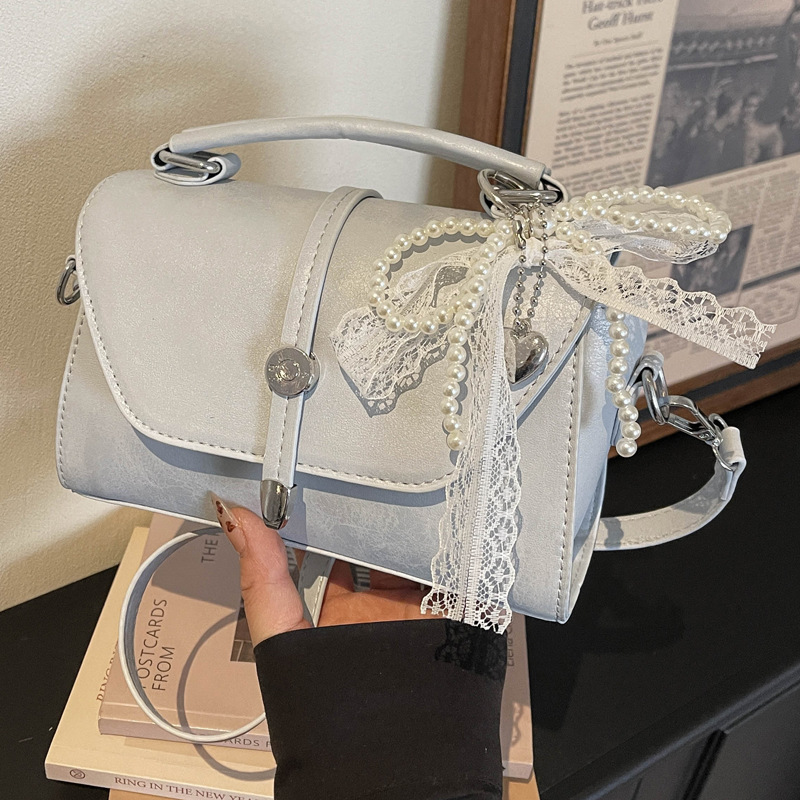 Borsa a tracolla quadrata retro borsa donna versatile elegante_voghion.com