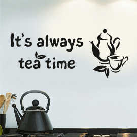 It's always tea time下午茶decor跨境亚马逊ebay速卖通DW14107