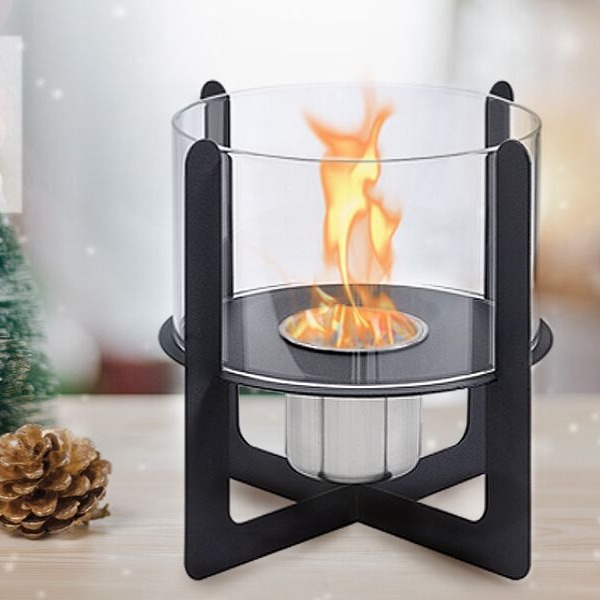 Cross-Border Selection of Products: Alcohol Fireplace, Light Luxury Decoration for Living Room and Dining Table, Smokeless Real Flame, Simple and Convenient Portable Ethanol Fireplace