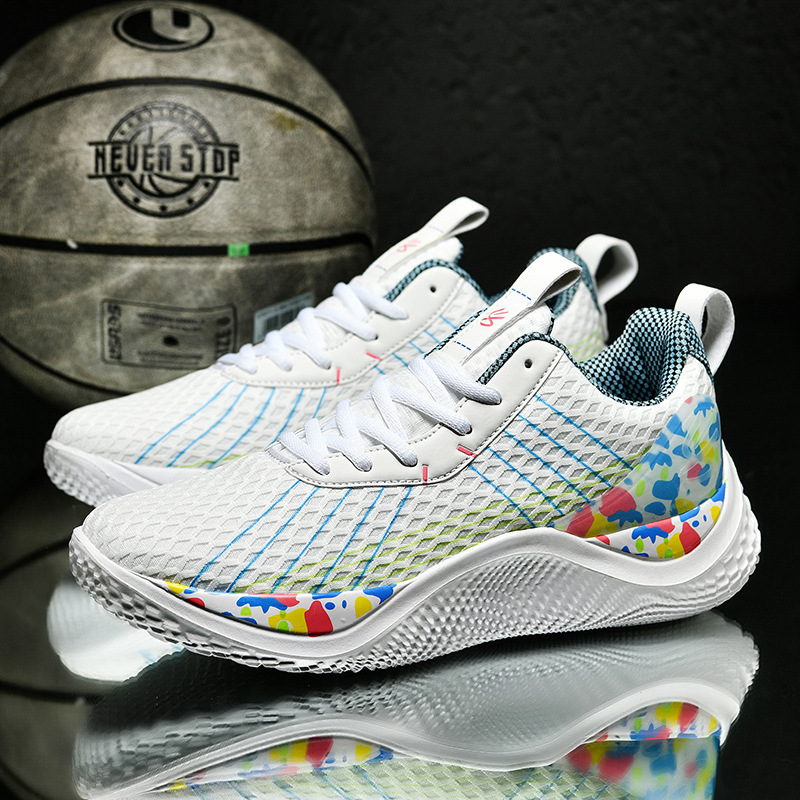 Curry Basketball Shoes, Practical Non-Slip, High-Quality Mesh Men's Shoes, Youth and Middle School Students' Sports Running Shoes