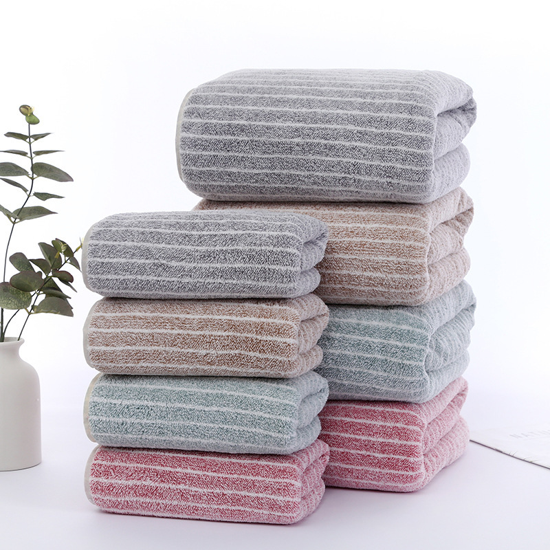 Star Coral Fleece Towel Soft Absorbent Adult Household Towel Wholesale
