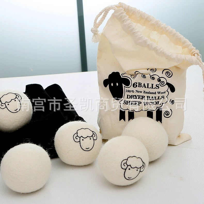 Оптовая закупка шерсти,Laundry ball, сушильный шарик, удаление статического электричества, шерстяной сушильный шарик, противостыковочный войлочный шар, стиральный шарик