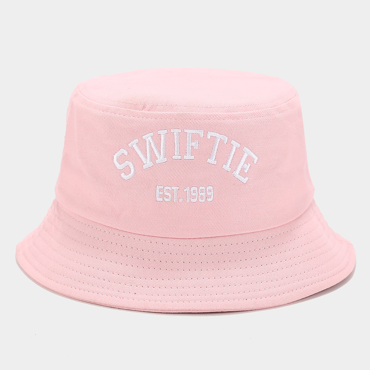 Nueva SWIFTIE bordado sombrero de pescador de verano moda fanáticos sombrero pareja sombrero de bañera solar transpirable