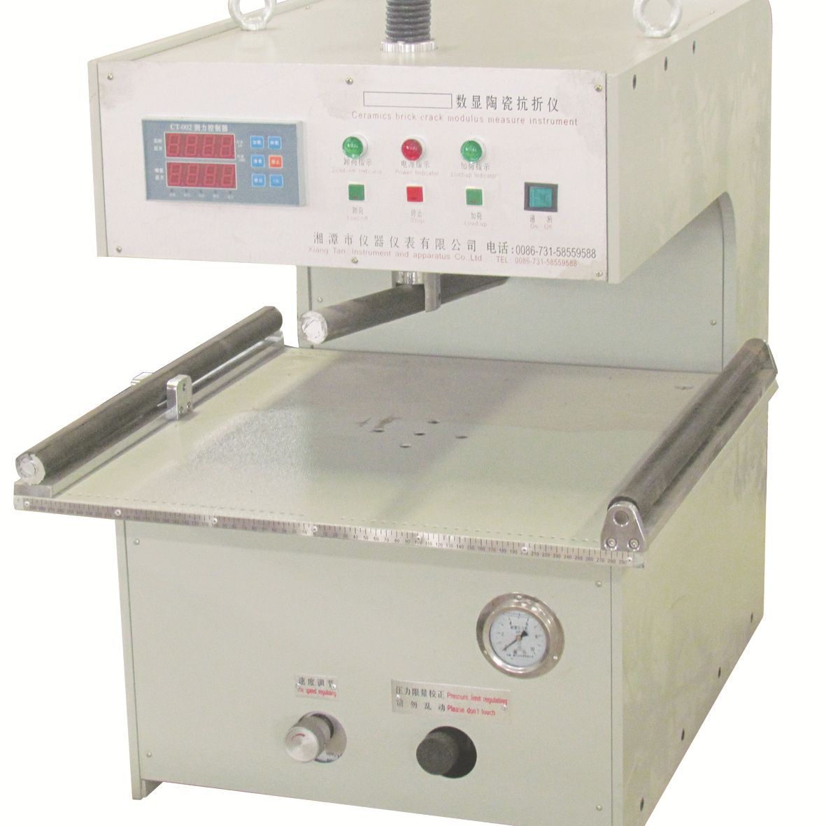 供应湘科SKZ-10000数显式陶瓷砖抗折仪 电动液压加载压力试验机