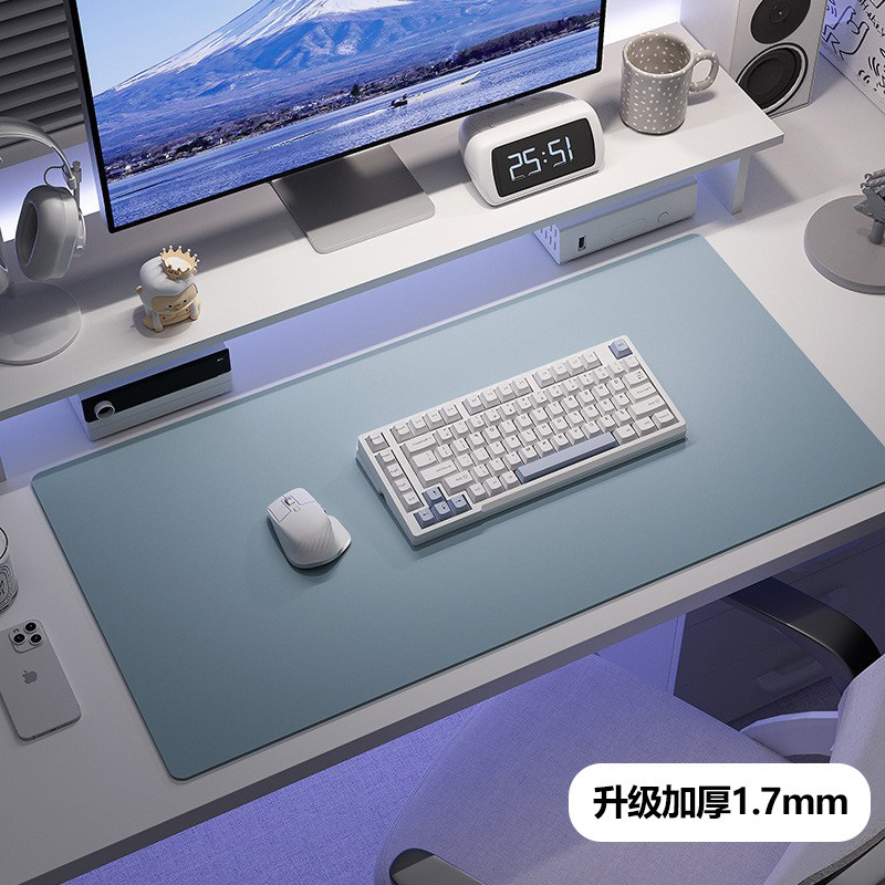 マウスパッド超巨大防水汚れ防止puレザーテーブルパッドオフィスデスクトップノートブックキーボードパソコンデスクマット高级感|undefined