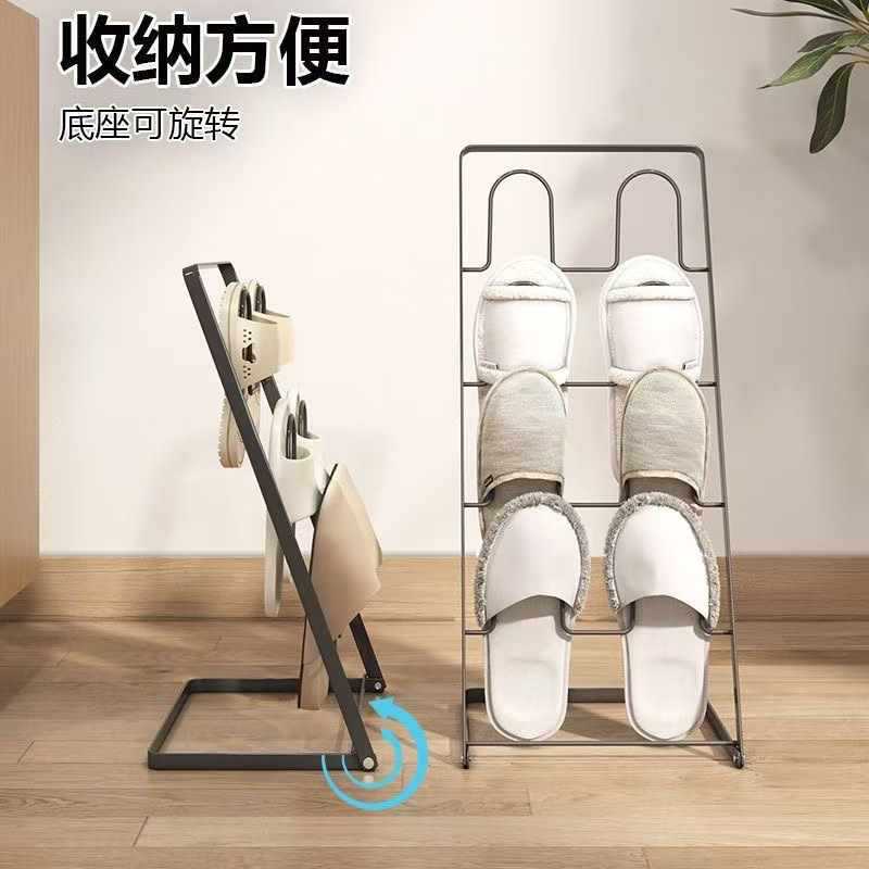 ◇ Factory-Made Iron Simple Shoe Rack for Home Bathroom, Multi-Layer Slipper Rack with Drainage, Space-Saving Shoe Storage