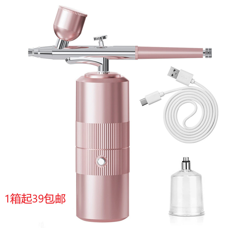 クロスボーダー新型酸素注入器手持ち家庭用無針水光携帯ナノ高圧顔スプレー美容器|undefined