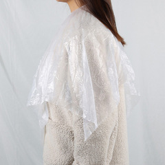 Disposable barber scarf, hair dyeing tools, hair salon special shawl, barber shop shrink shoulder patch, hair care supplies wholesale