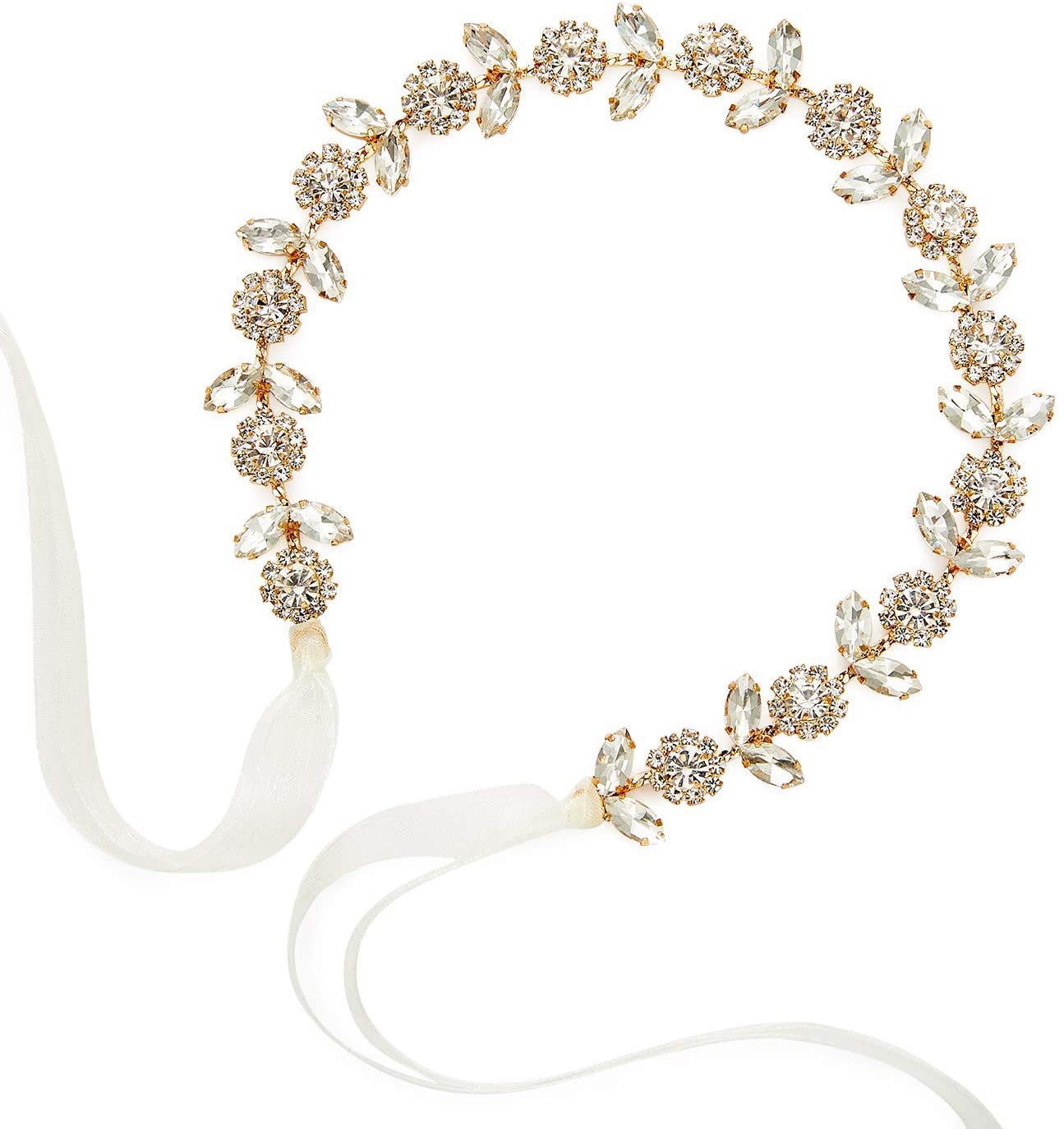Women'S Gender Fairy Style, Classic Style Style Fairy Style Classic Style Women'S Leaf Artificial Crystal Jewelry Headband