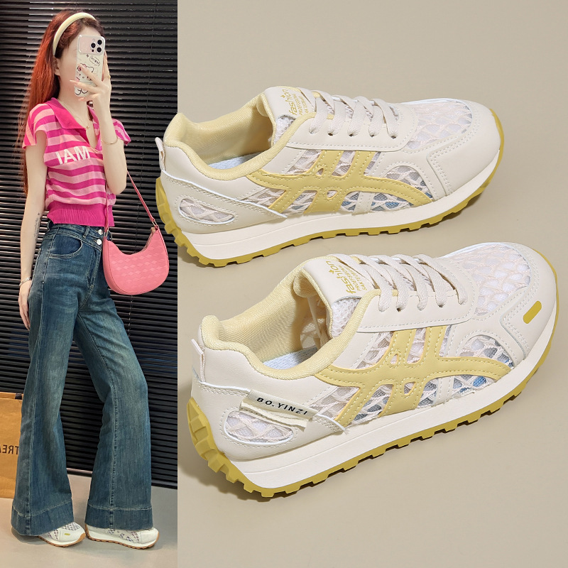 Summer Breathable 2025 Women's New Mesh Sneakers Lightweight Soft-Soled Forrest Gump Shoes Sneakers Summer Breathable 2025 Women's New Mesh Sneakers Lightweight Soft-Soled Forrest Gump Shoes Sneakers