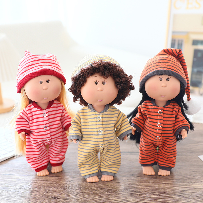 Spanish Mia Potato Doll Clothes Mia Doll 24cm Outfit Set Jumpsuit Hat Doll Clothes