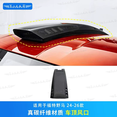 rear lip, side skirts, wind — Big Surrounded - roof-vent-real-carbon-fiber