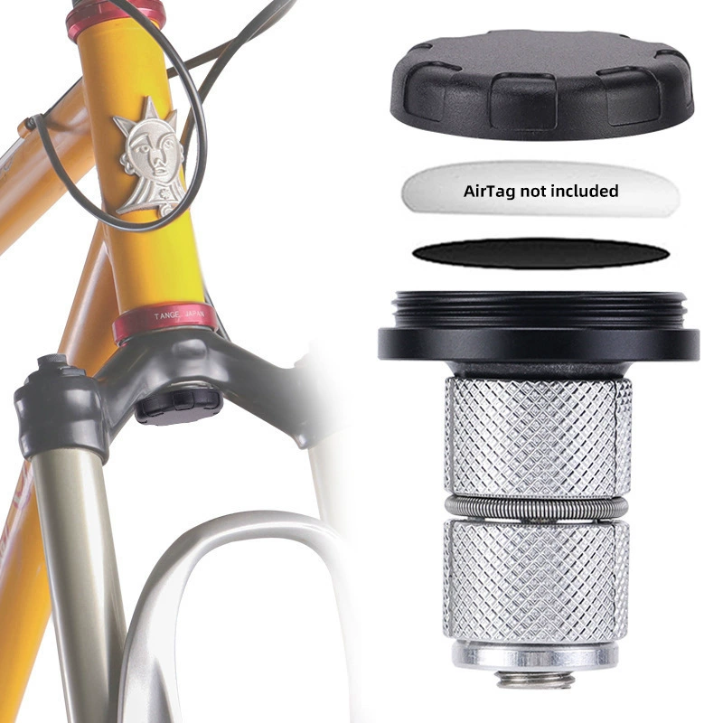 Велосипедная Противоугонная чаша Airtag Комплект защитной оболочки подсолнечника для горного велосипеда передняя вилка Нижняя трубка кронштейн с блокировкой расширения