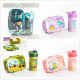 Cartoon Large Capacity Lunch Box Water Cup Set Portable Double Sealed Lunch Box 1.8L/1.3L 500ml Cup
