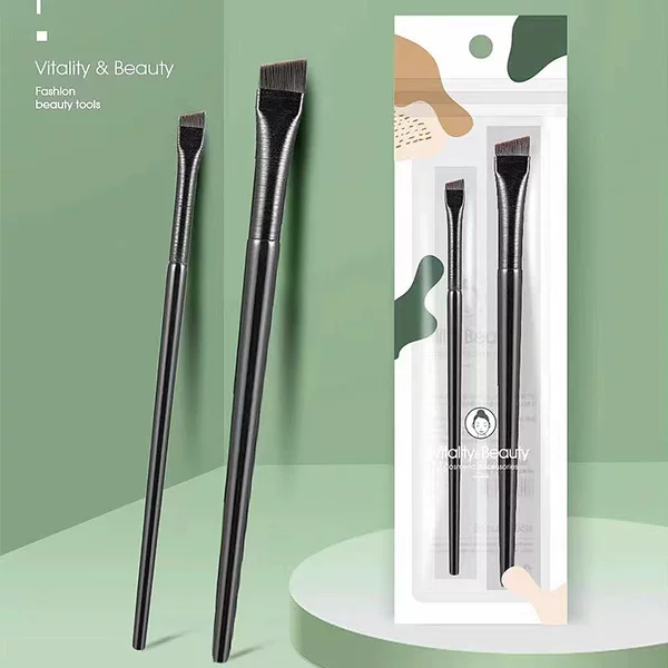 Sandiyipin thin as blade eyeliner brush 2060 size two oblique angle lying silkworm brush outline eyeliner makeup eyebrow brush