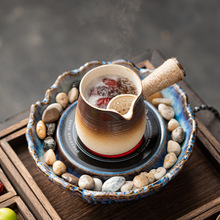 围炉煮茶家用泡茶全套陶瓷电陶炉烧水壶花茶温茶炉养生壶烤奶茶壶