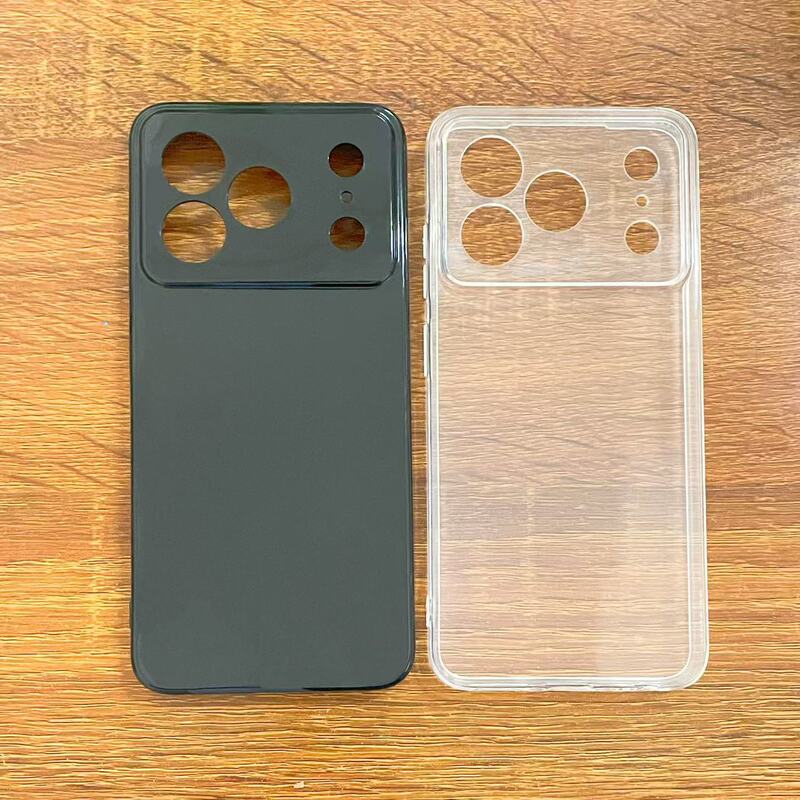 Suitable for Doogee Note 56 Mobile Phone Case Glossy Black Transparent Painted Material Case Tpu Soft Case