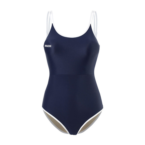 One-piece swimming suit female conservative pure desire dead bank water sling summer student flat angle cover belly by the beach