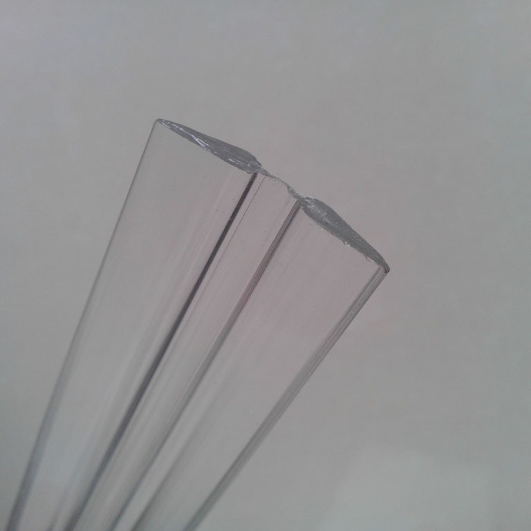 IVA de fábrica transparente esmerilado con agujeros con tornillos con bisagra de acrílico orgánico de plástico esmerilado endurecido por resorte