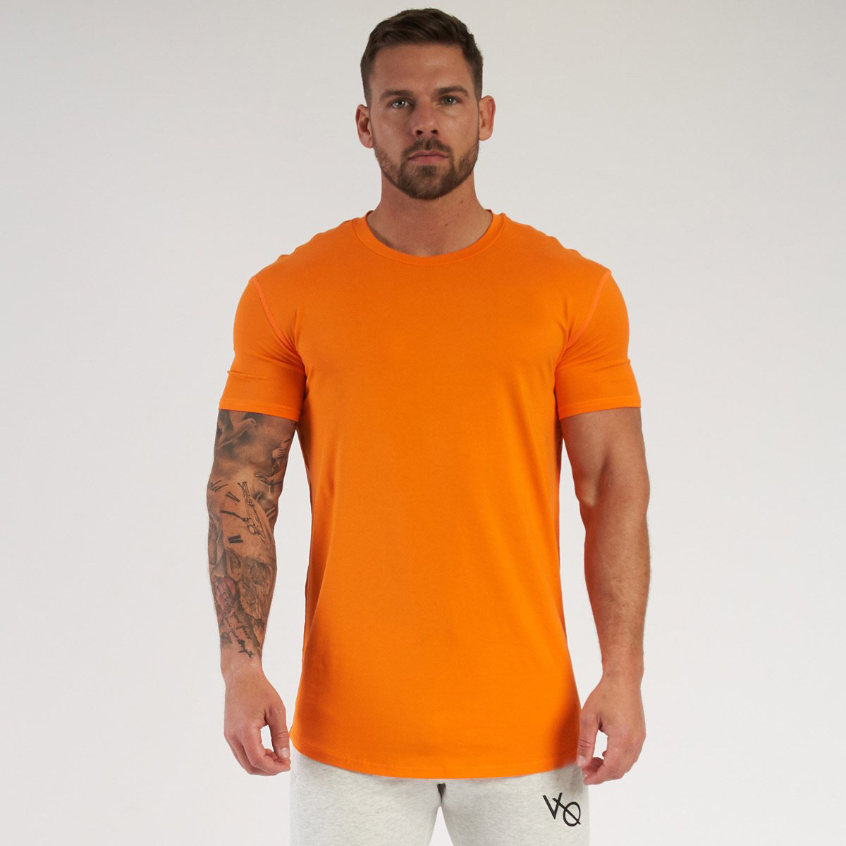 Men's Solid Color Simple Style Round Neck Short Sleeve Slim Men's T-shirt display picture 12