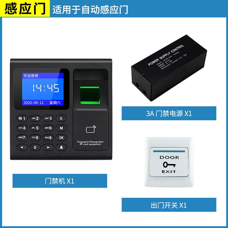Automatic door induction door set