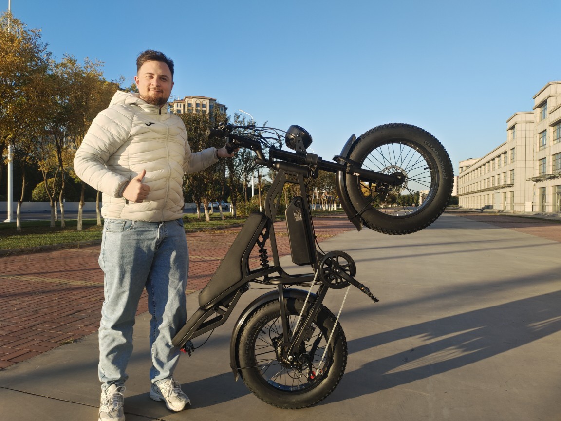 ebike litio 20 * 4.0 neumáticos gordos bicicletas eléctricas asistidas v8T2520 arena de nieve super73 nueva energía image 3
