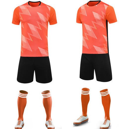 Summer Short-Sleeved Football Uniforms, Team Game Training Uniforms, Suits for Male and Female Students, Adult Quick-Drying Team Uniforms 9148