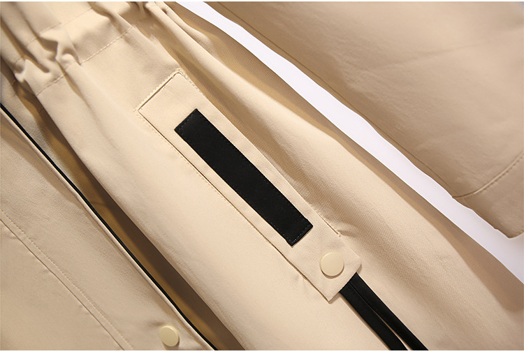 Women's Clothing Large Size Hooded Windbreaker For Women Long Autumn New Loose Slim Temperament Casual Versatile Jacket_voghion.com