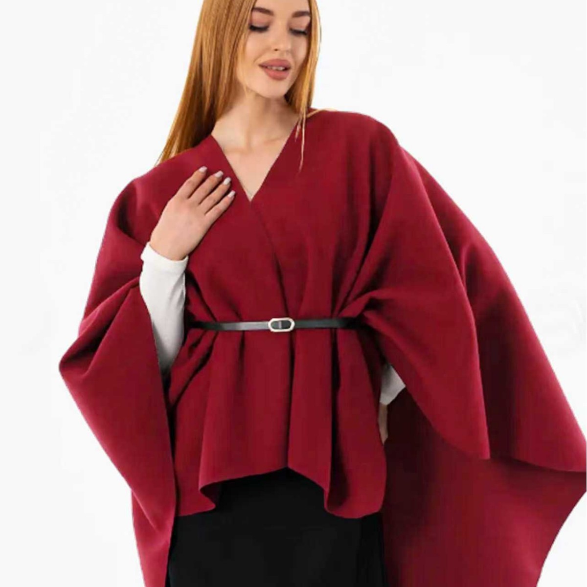 2025 nuevo abrigo cálido francés de alto nivel para mujeres corto relajado viento perezoso otoño invierno nuevo al por mayor