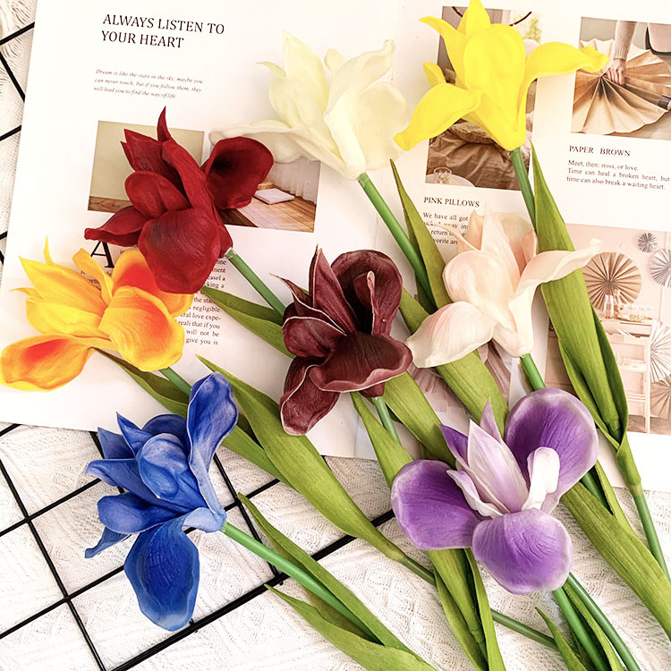 Foreign Trade Imitation Irish Artificial Flowers Alice Iris Artificial Flower Home Photography Decorations Flower Vase Accessories