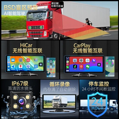 Truck 360-degree panoramic dashcam Car mp5