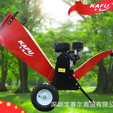 Kraft 500 Movable Gasoline Crusher Horsepower Fast Garden Fruit Tree Branch Crusher High Power Wood Crusher