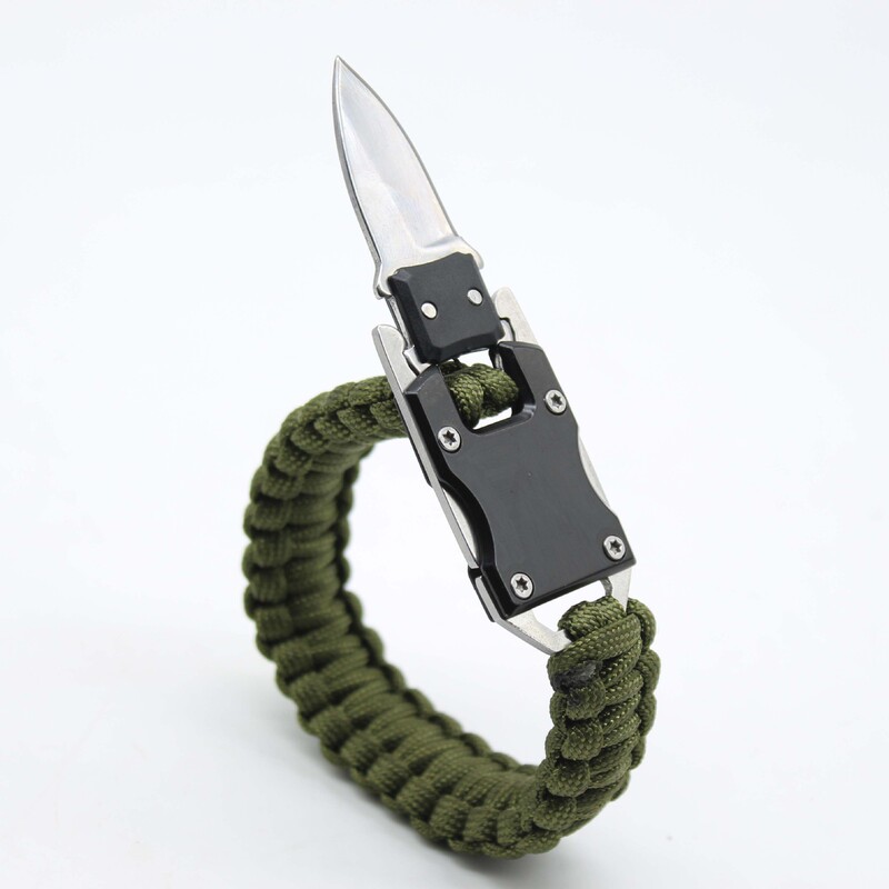 Stainless Steel Knife Buckle Bracelet Transformers Umbrella Rope Bracelet Seven-core Umbrella Rope Braided Bracelet Outdoor Emergency Hand Rope Stainless Steel Knife Buckle Bracelet Transformers Umbrella Rope Bracelet Seven-core Umbrella Rope Braided Bracelet Outdoor Emergency Hand Rope