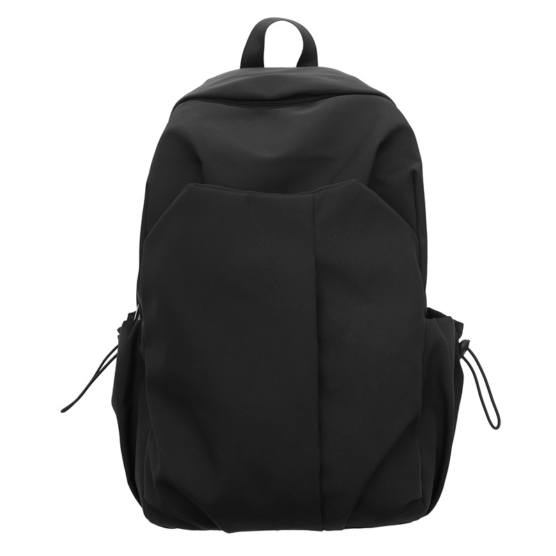 Nueva mochila de alta capacidad de la moda fresca de color sólido bolsas de viaje de estudiantes de secundaria secundaria ocio simple mochila de computadora