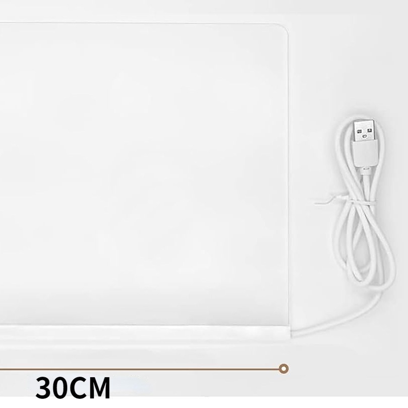 Tablero de dibujo luminoso individual tipo C 20*20 (sin soporte y bolígrafo)