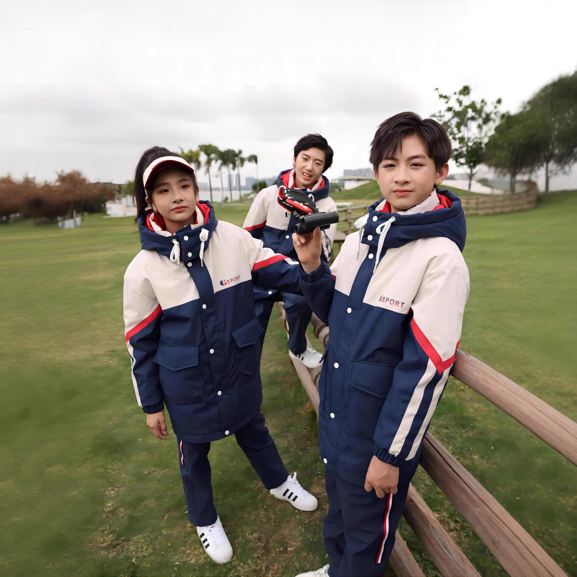 棉服男童女童中长款棉衣冬季加厚棉袄保暖多口袋小个子外套百搭