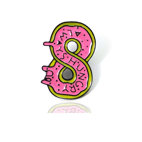 AliExpress Wish New Products Personalized Yellow Peach Salmon Sushi Donut Clothes Badges Clothing Accessories