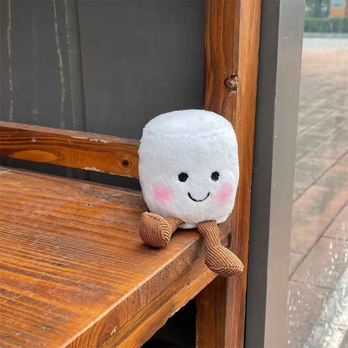 White cotton pendant