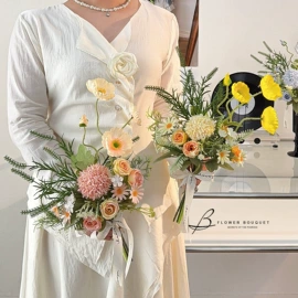 仿真花;仿真绿植;喜字