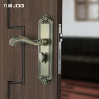 Производитель внутренних интегрированных механических дверных замков Jiugu из цинкового сплава, оптовая продажа Qingguhuanggu, бесшумный американский замок с ручкой для спальни